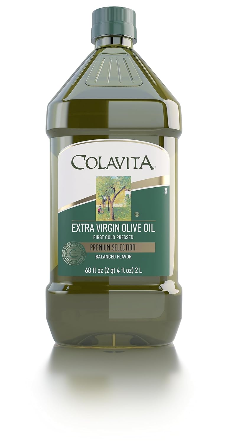 Colavita Extra Virgin Olive Oil, First Cold Pressed, 68 Fl Oz — Mediterranean blend from Tuscany & Mediterranean blend