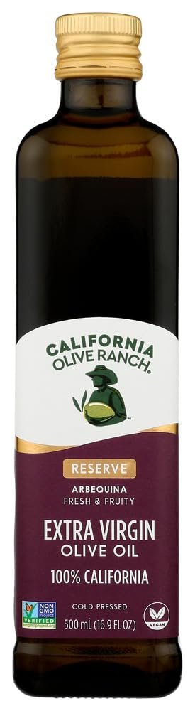 California Olive Ranch Reserve Arbequina Extra Virgin Olive Oil, 16.9 Fl Oz (Case of 18) — Arbequina from California