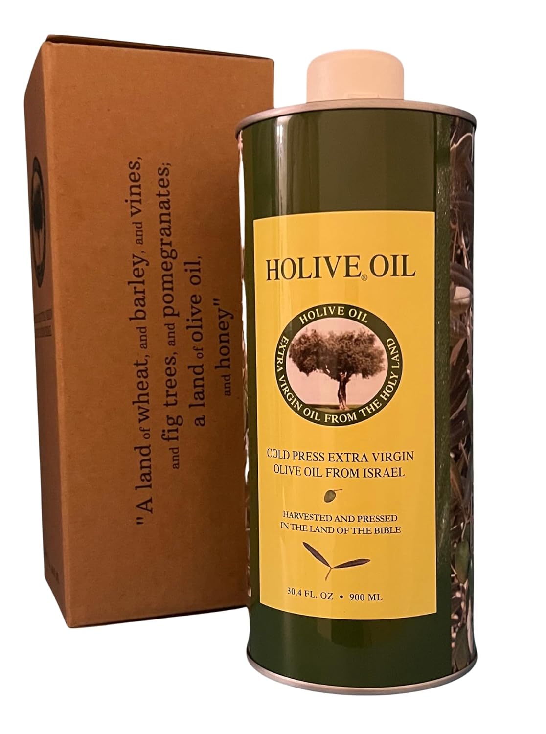 HOLIVE Extra Virgin Olive Oil from Israel, Polyphenol Rich (6 Pack) — Israeli blend from Israel