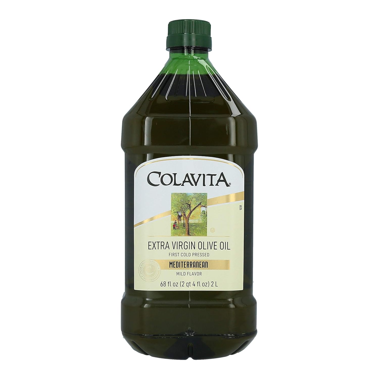 Colavita Mediterranean Extra Virgin Olive Oil, 34 Fl Oz (1 L) — Mediterranean blend from Italy, Greece, Spain, Tunisia, Turkey and Morocco